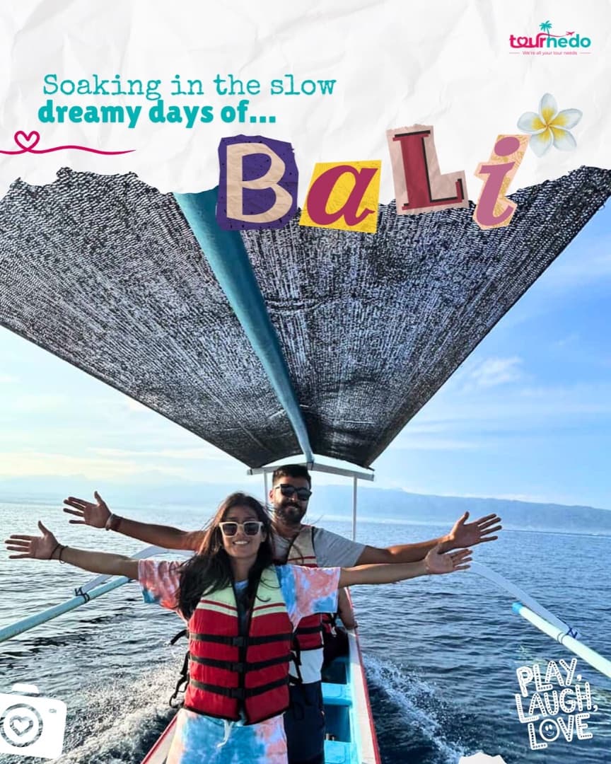 Instagram post: Soaking in the slow, dreamy days of Bali