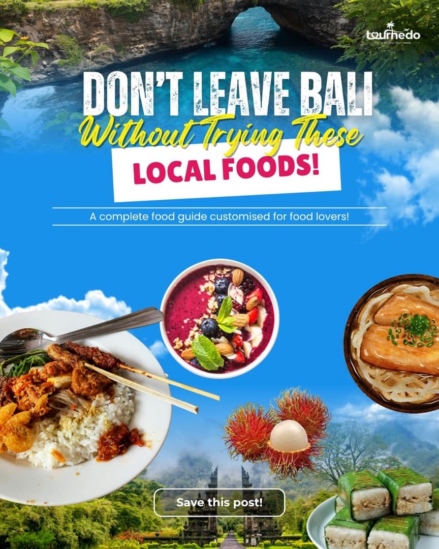 Instagram post: Don't leave Bali without trying these local foods