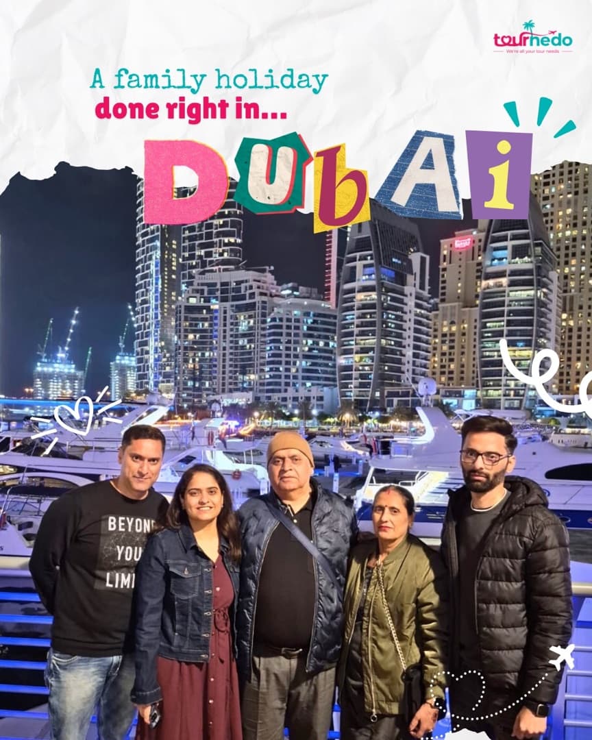 Instagram post: A family holiday done right in Dubai
