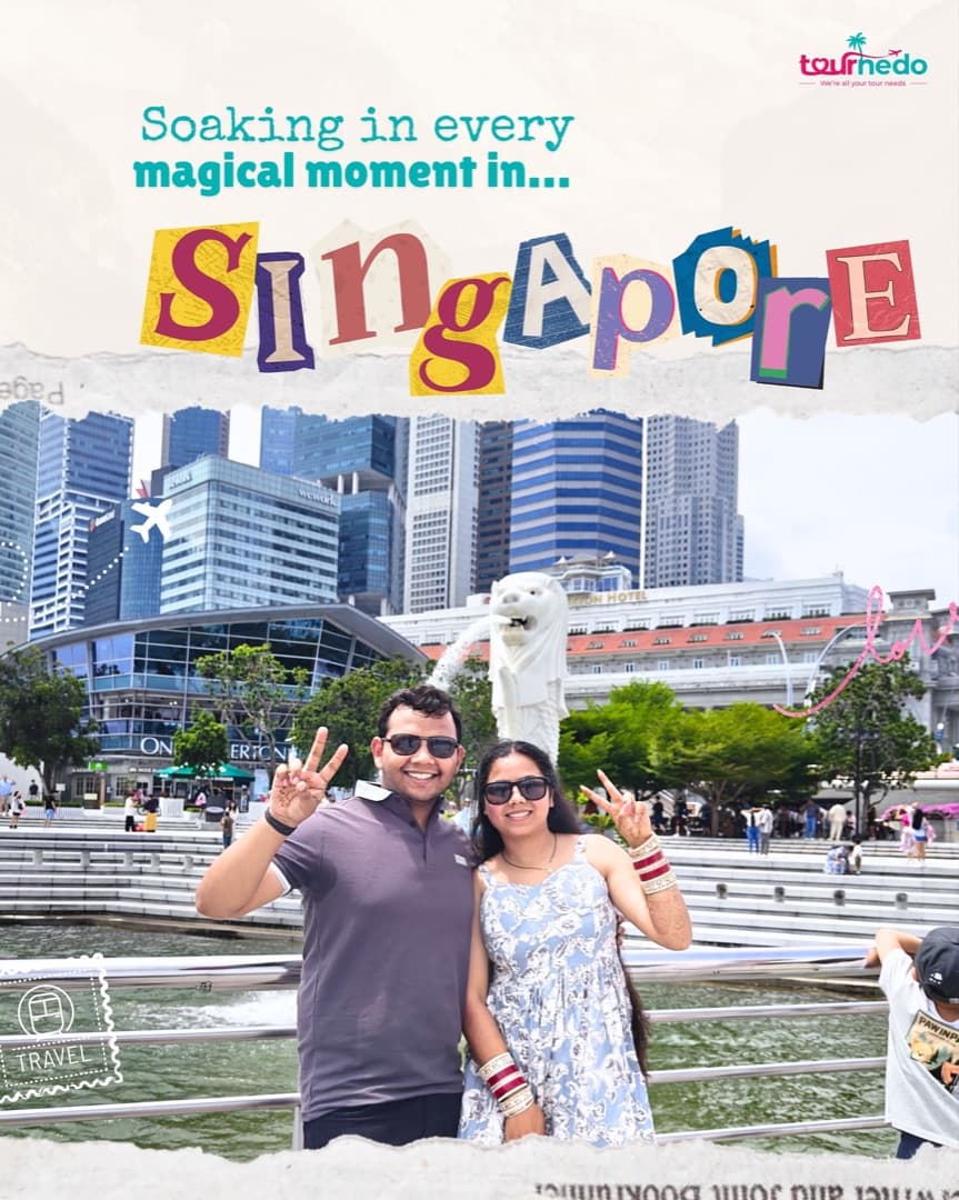 Instagram post: Soaking in every magical moment in Singapore