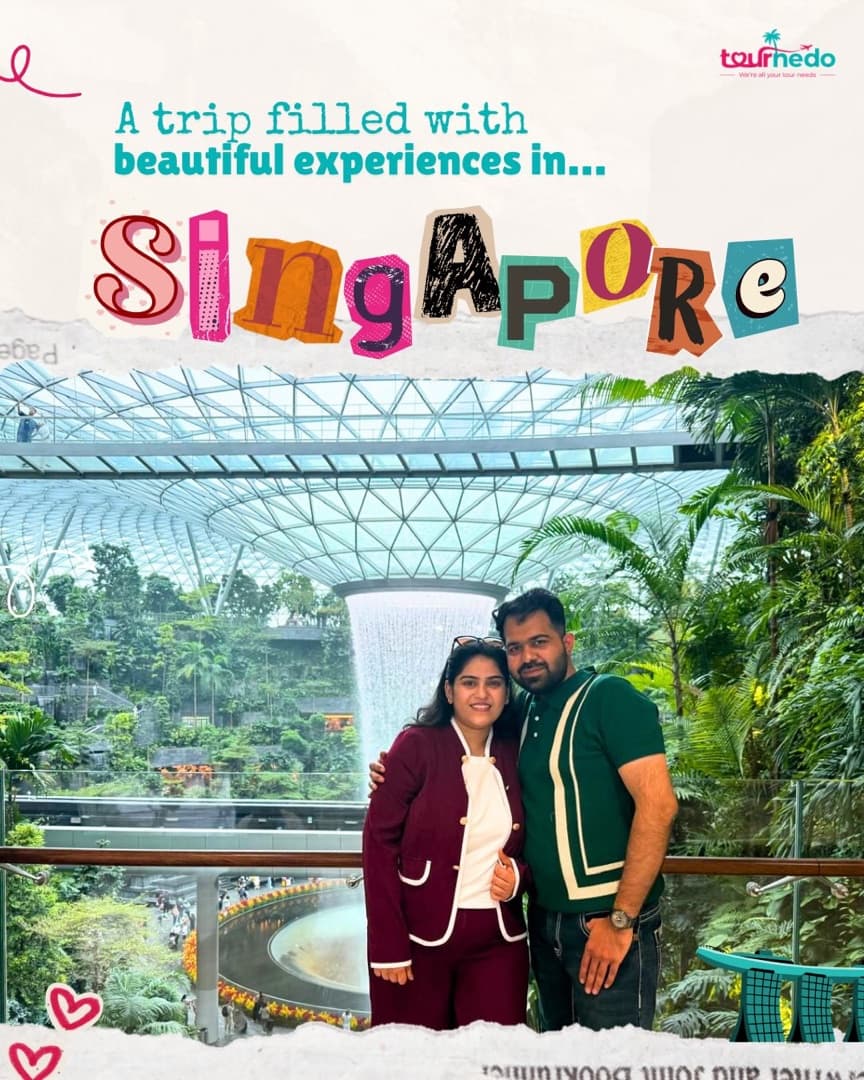 Instagram post: A trip filled with beautiful experiences in Singapore