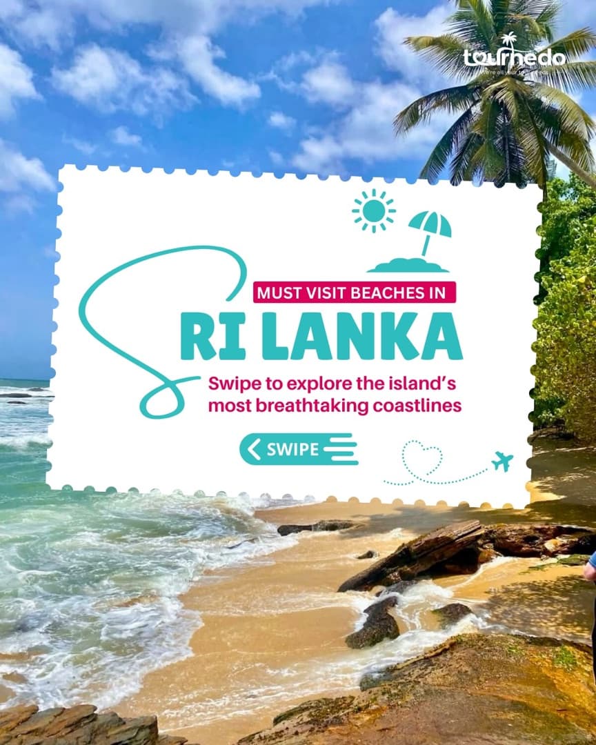 Instagram post: Sri Lanka, the island's most breathtaking coastlines