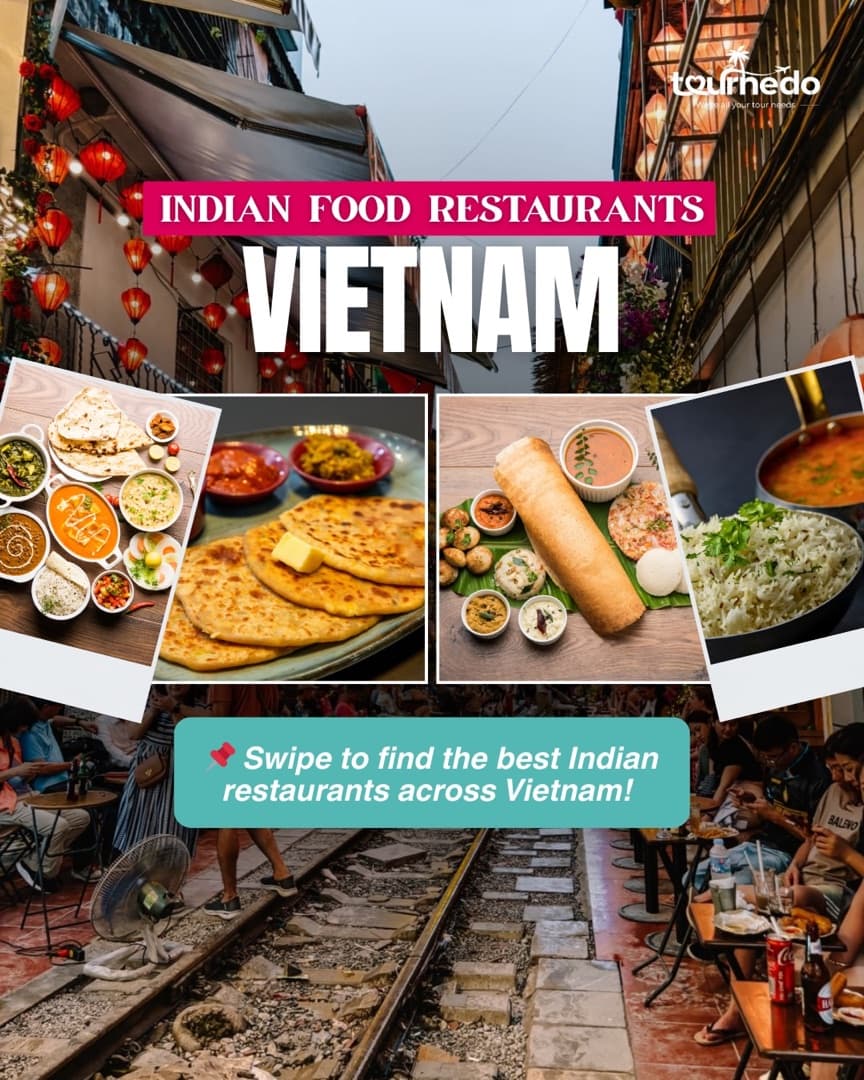 Instagram post: Indian food restaurants in Vietnam